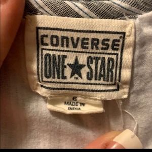 Converse one star striped sleeveless dress size 6